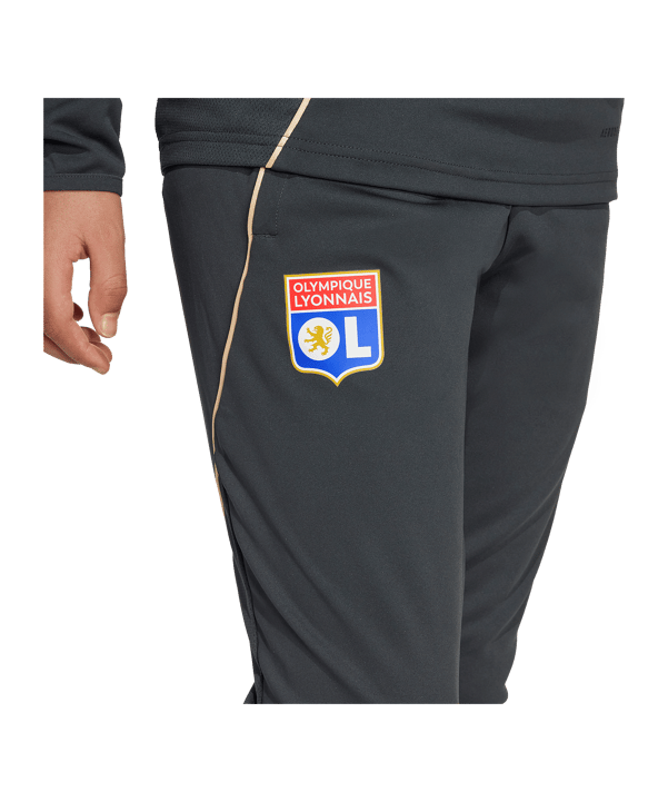 adidas Olympique Lyon Trainingshose Kids Grau - grau