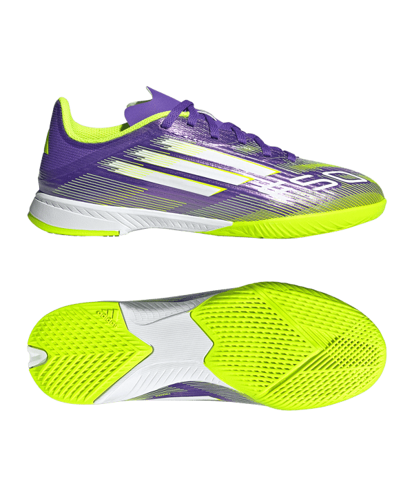 adidas F50 League IN Radiant Blaze Kids Lila - lila