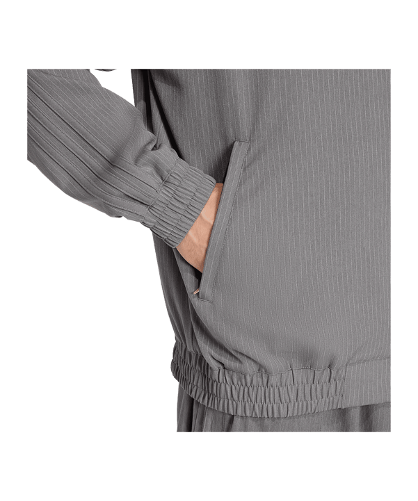 adidas Originals Firebird Pinstripes Track Jacke Grau - grau