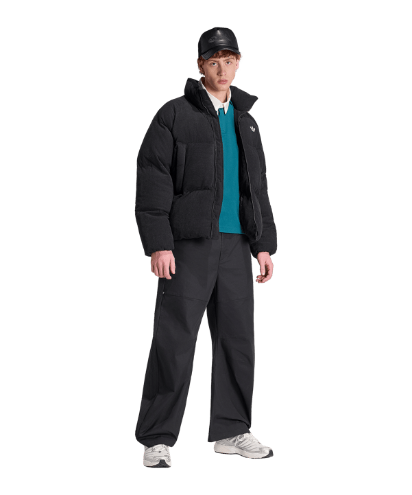 adidas Originals Corduroy Puffer Giacca Nero - nero