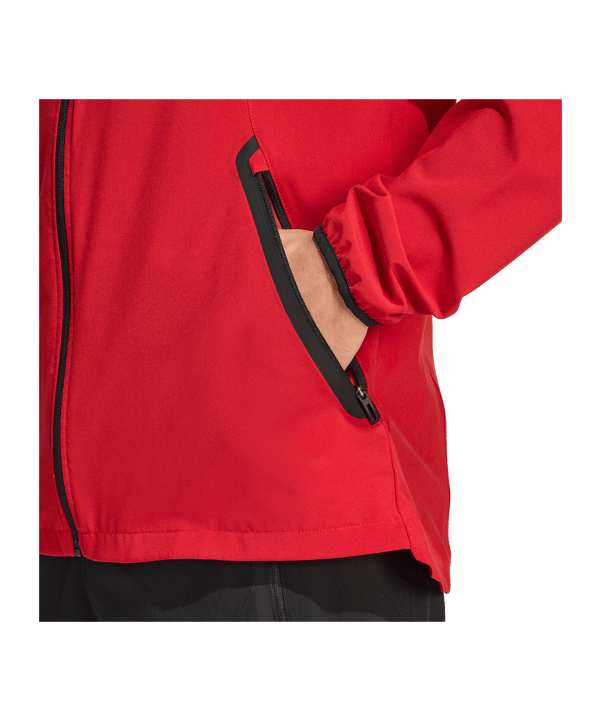 adidas Tiro Travel Windjacke Rot