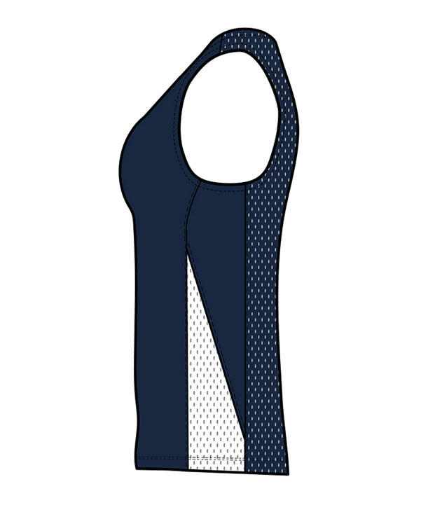 Nike Team Basketball Stock Trikot Damen Blau F451 - blau