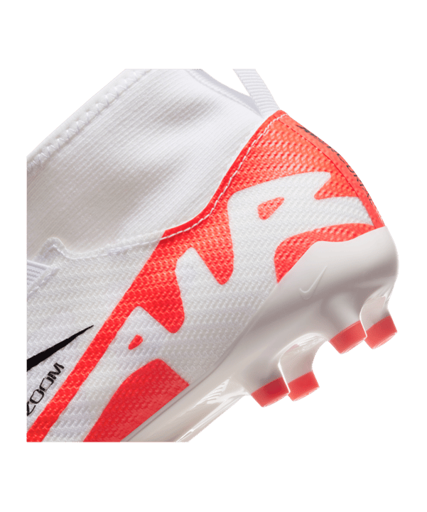 Nike Jr Air Zoom Mercurial Superfly IX Pro FG Ready Kids Rot Weiss Schwarz F600 - rot