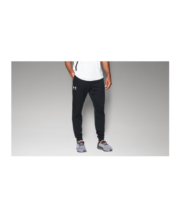 Under Armour Sportstyle Jogginghose Schwarz F001 - schwarz