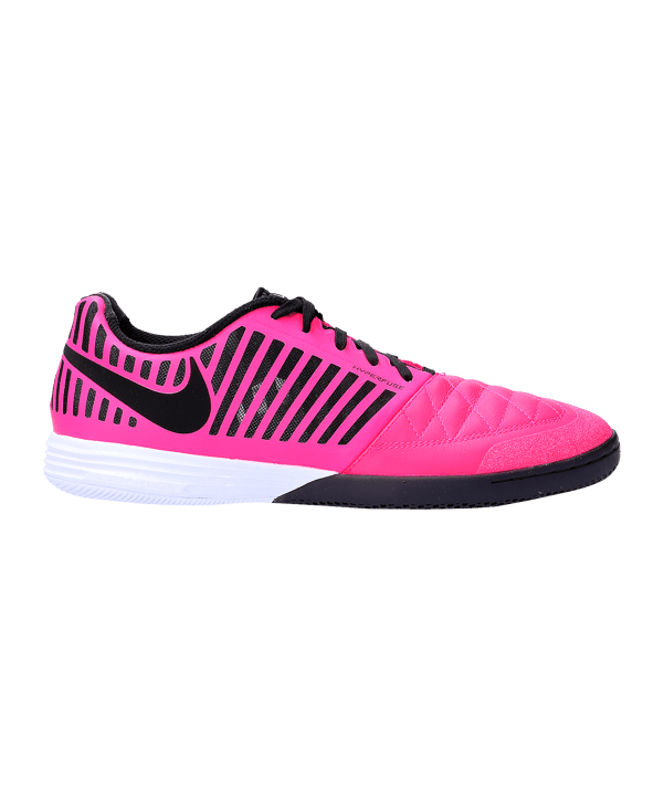 Nike Lunar Gato II Futsal IC Pink Schwarz F605 - rosa