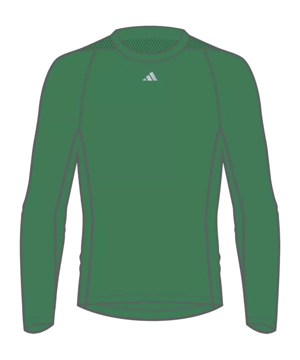 adidas Techfit  Sweatshirt Grün - gruen