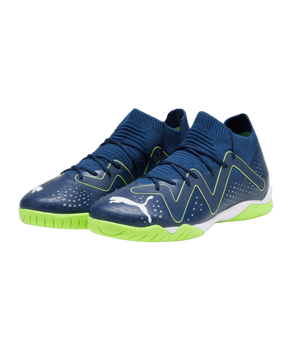 PUMA FUTURE Match+ Mid IT Halle Jr Gear Up Kids Blau F03 - blau
