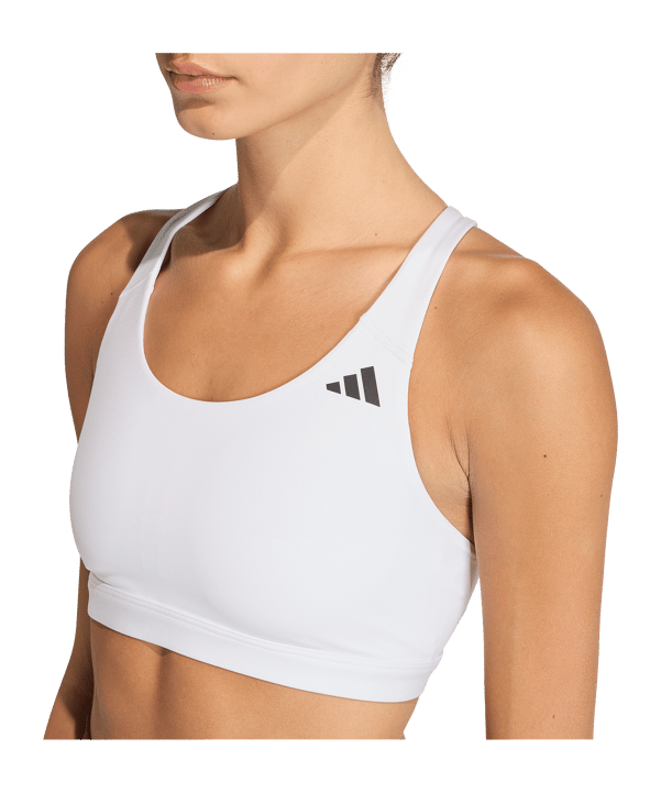 adidas Optime Essentials Workout Sport-BH Damen Weiß - weiss