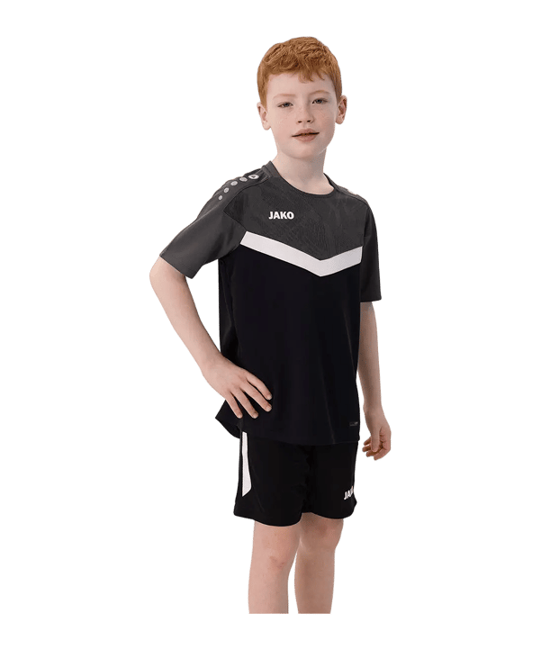 JAKO Iconic T-Shirt Kids Schwarz F801