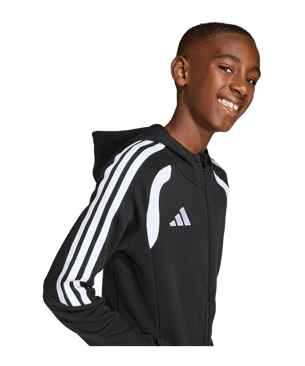 adidas Tiro 26 League Kapuzenjacke Kids Schwarz - schwarz