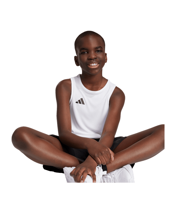 adidas Team Canottiera Kids Bianco - bianco