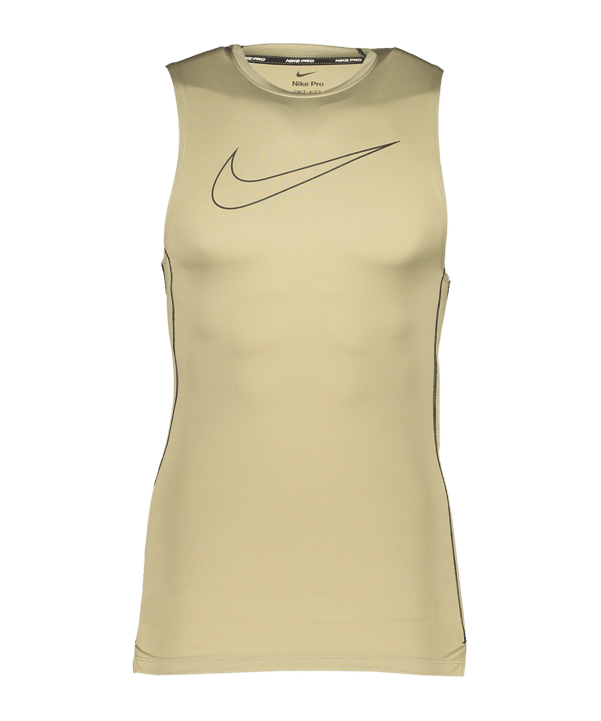 Nike Pro Tight-Fit Tanktop Grün Schwarz F276 - gruen