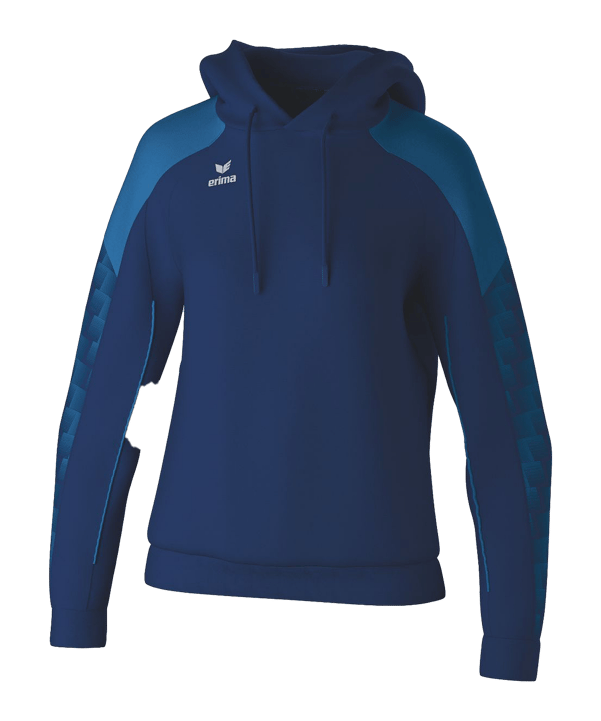 Erima EVO Star Hoody Damen Blau - blau