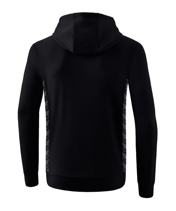 Erima Team Essential Hoody Schwarz Grau - schwarz