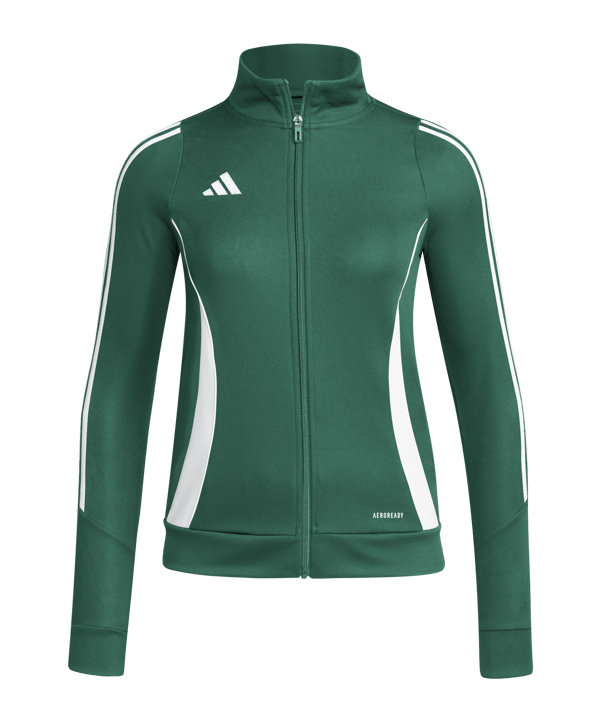 adidas Tiro 24 Trainingsjacke Damen Grün Weiss - gruen