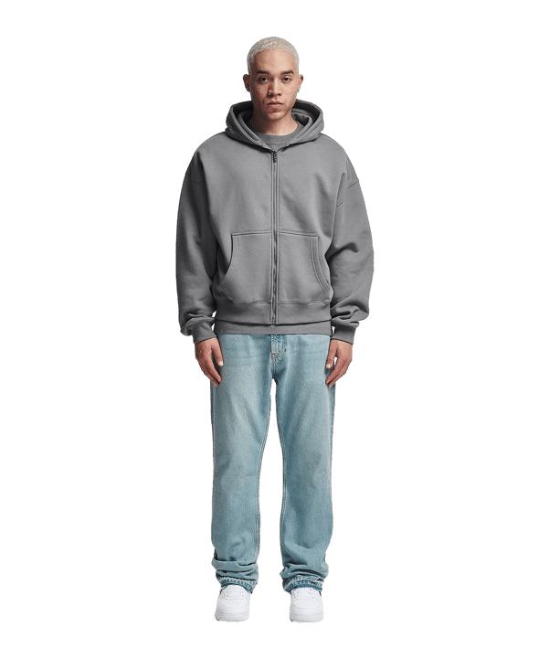 2Y-Studios Arun Open Hem Straight Jeans Hose Blau - blau