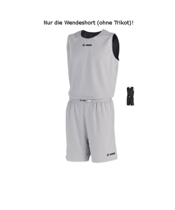JAKO Wendeshort Change Active Schwarz Grau F08 - schwarz