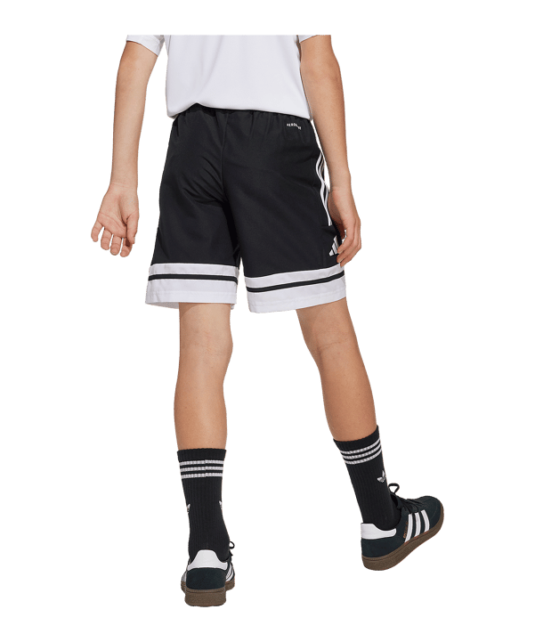 adidas Squadra 25 Downtime Short Kids Schwarz - schwarz