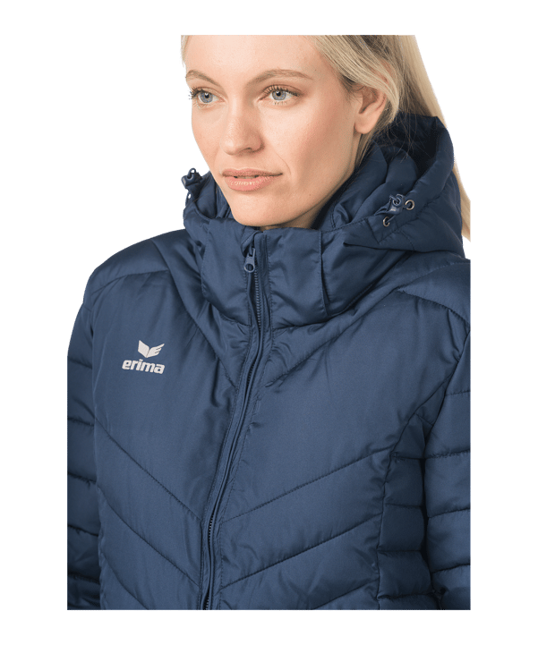 Erima CMPT Puffer Jacke Damen Blau - blau