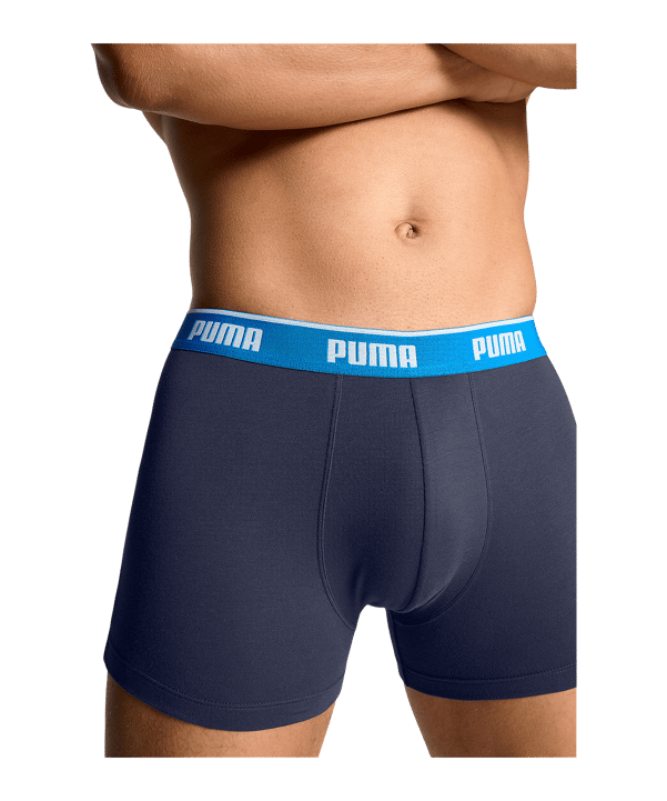 PUMA EVERYDAY BASIC 3er Pack Boxershort Blau F004