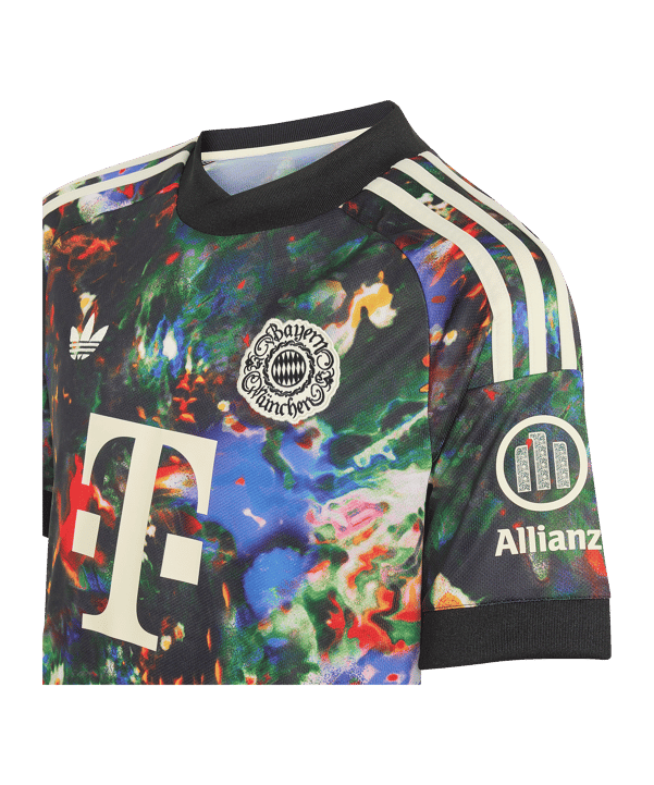 adidas FC Bayern München Wiesn Maglietta 2026/2027 Bambini Multicolore - multicolore