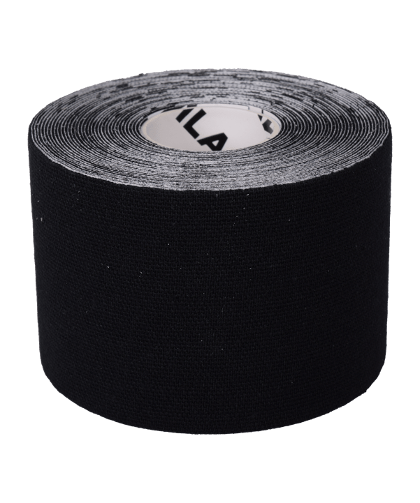 Cawila SPORTSCARE Kinesiology Tape | 5,0cm x 5m | Schwarz - schwarz