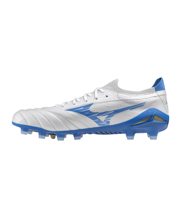 Mizuno Morelia Neo IV Beta Elite FG Mugen Weiss Blau F25 - weiss