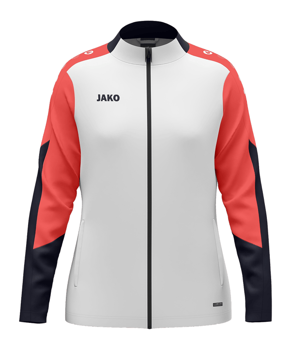 JAKO Dynamic Trainingsjacke Damen Weiß F026 - weiss