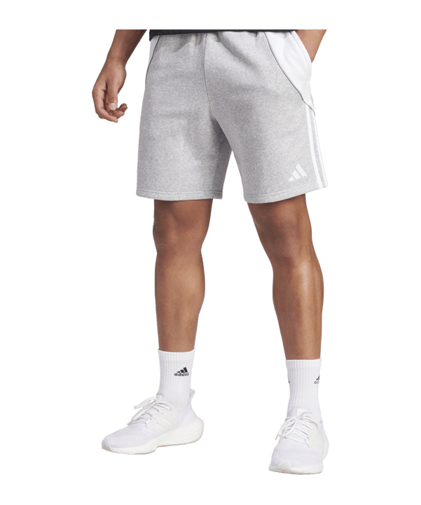 adidas Tiro 24 Short Grau Weiss - grau