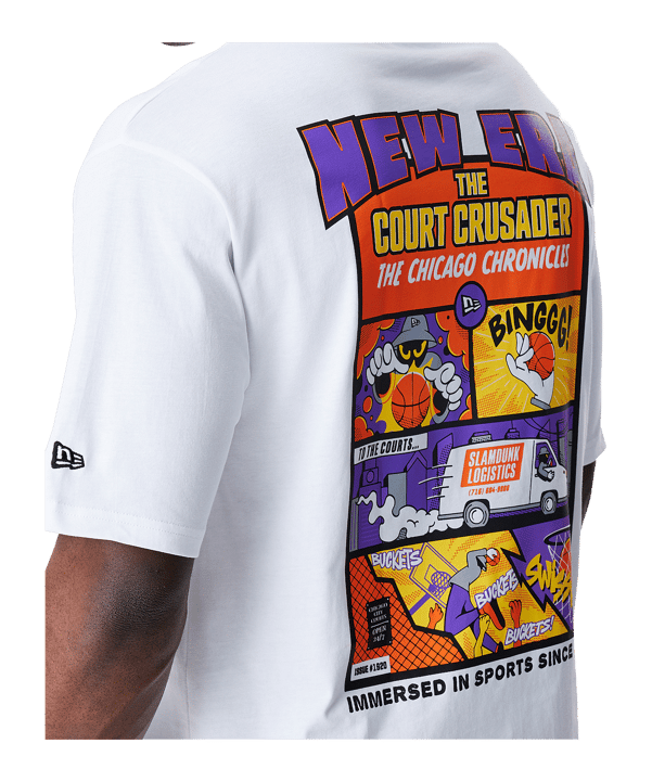New Era Location Oversized T-Shirt Weiß - weiss