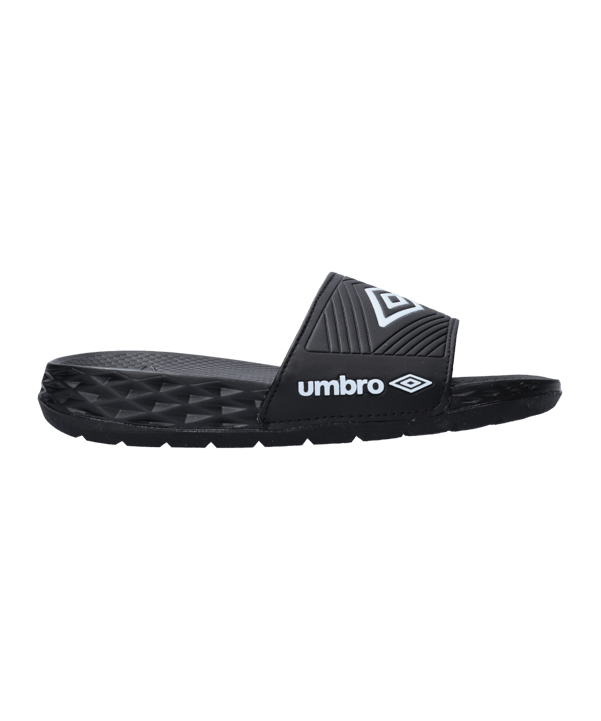 Umbro Equipe Sandal Badelatsche Schwarz Weiss F90 - schwarz