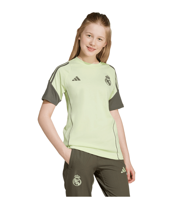 adidas Real Madrid T-Shirt Kids Grün - gruen