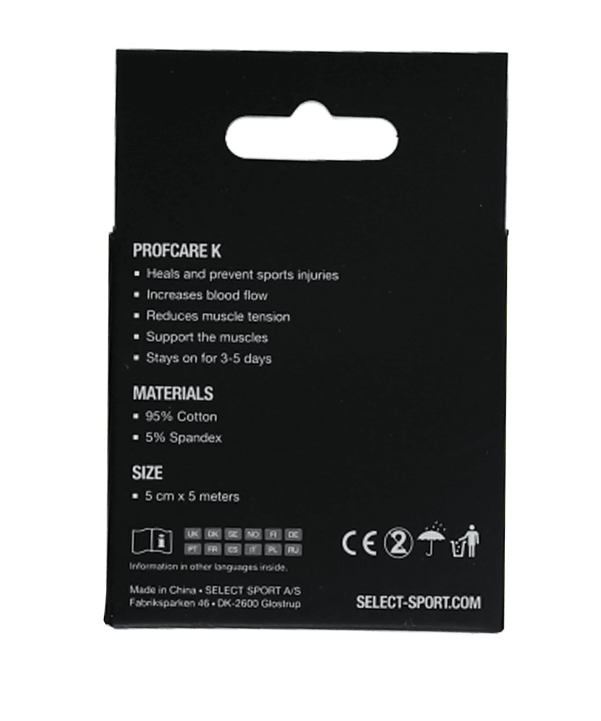 Select Profcare Tape 5,0cm x 5m Schwarz F111 - schwarz