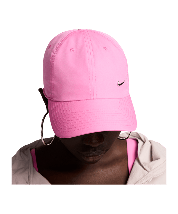 Nike Club Unstructured Metal Swoosh Cap Rot F675 - rot