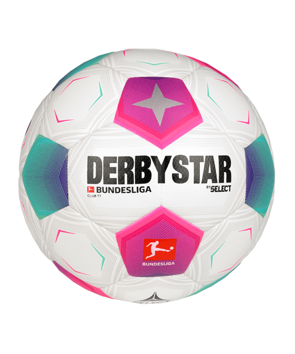 Derbystar Bundesliga Club TT v23 Trainingsball Weiss F023 - weiss