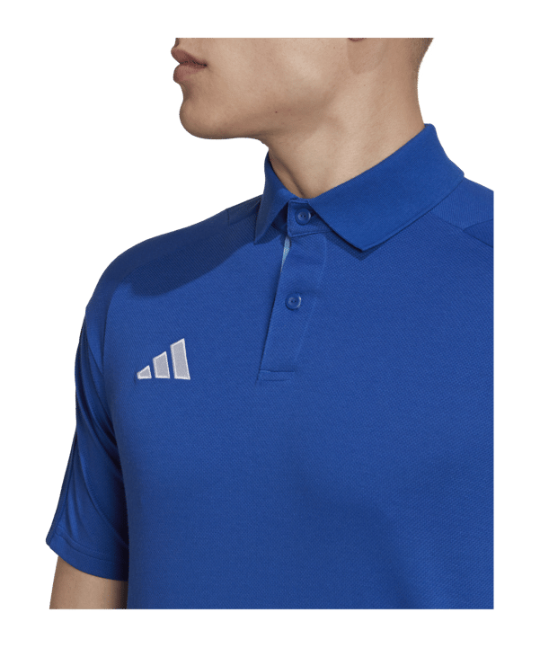 adidas Tiro 23 Competition Poloshirt Blau - blau