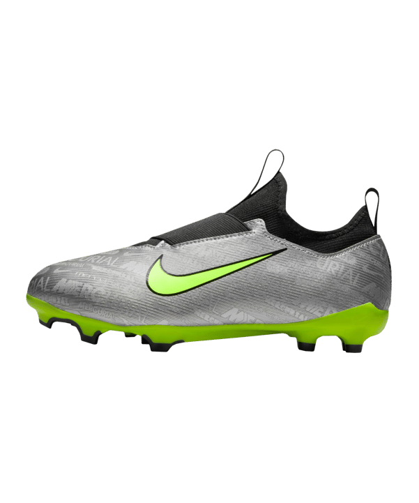 Nike Jr Air Zoom Mercurial Vapor XV Academy FG/MG FG/MG Kids Silber Gelb F060 - silber