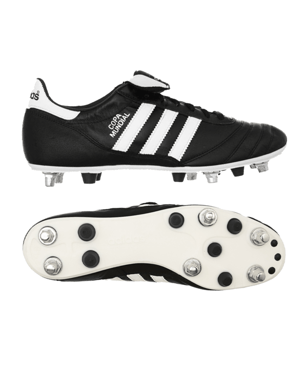 adidas Copa Mundial Mixed FG + SG Schwarz Weiss - schwarz