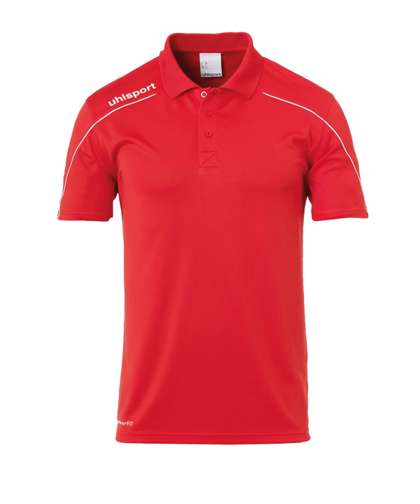 uhlsport Stream 22 Poloshirt Kids Rot Weiss F04 - rot