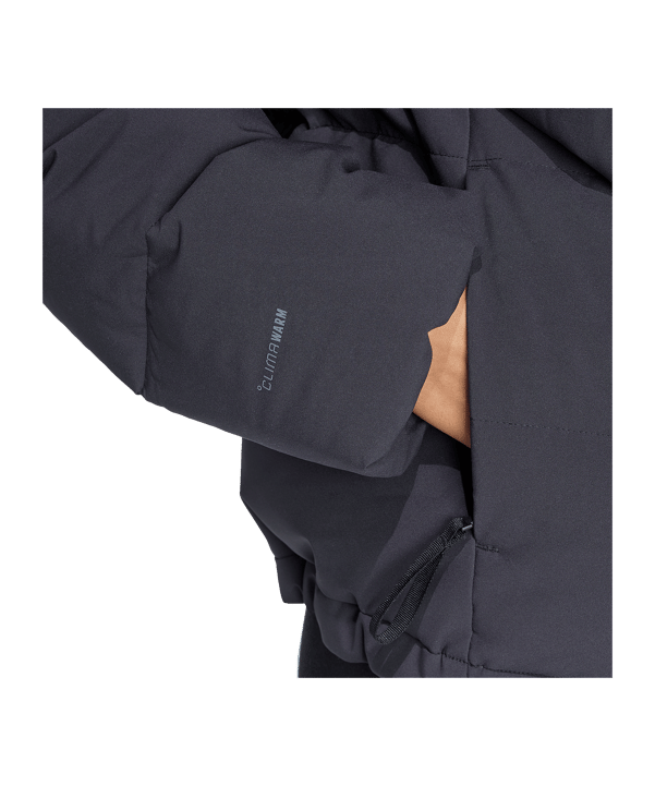 adidas Helionic Relaxed Down Jacke Damen Schwarz - schwarz