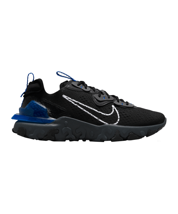 Nike React Vision Schwarz Weiss Blau F001 - schwarz