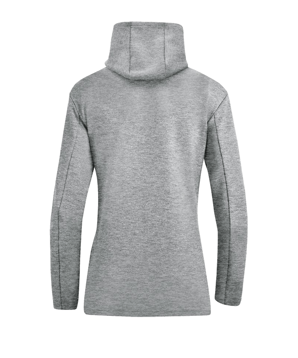 JAKO Premium Basic Kapuzenjacke Damen Grau F40 - grau