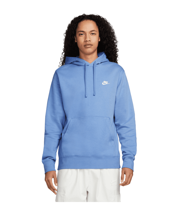 Nike Club Fleece Hoody Blau F450 - blau