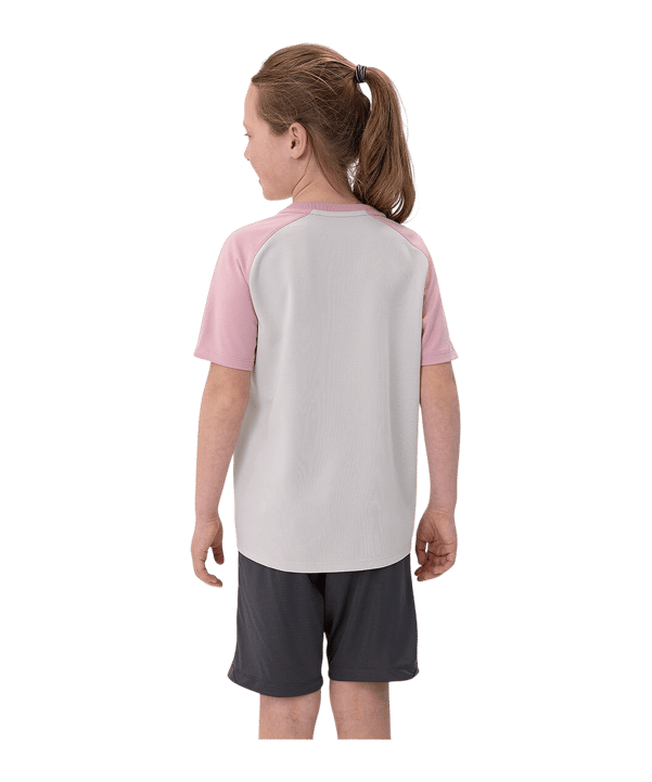 JAKO Icon T-Shirt Kids Grau Pink F851 - grau