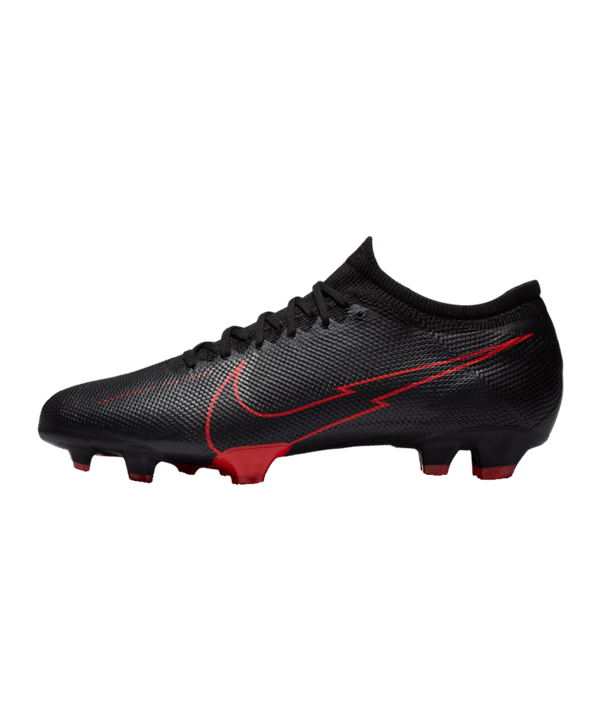 Nike Mercurial Vapor XIII Black X Chile Red Pro FG Schwarz F060 - schwarz