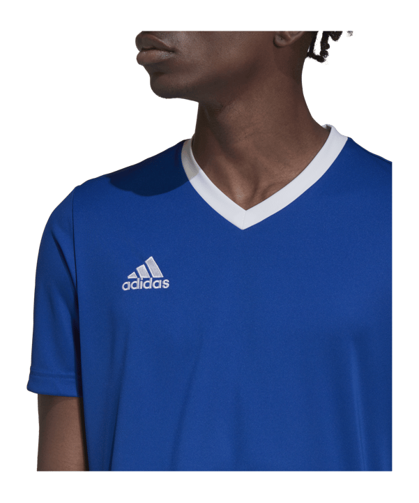adidas Entrada 22 Trikot Blau Weiss - blau