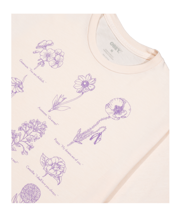 Obey Flower Packet T-Shirt Damen Grün - gruen