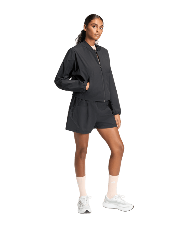 adidas Z.N.E Bomber Jacke Damen Schwarz - schwarz