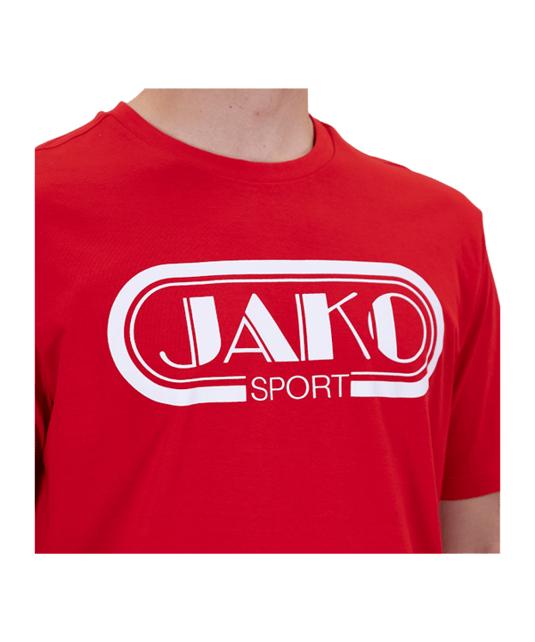 JAKO Retro T-Shirt Rot F100 - rot