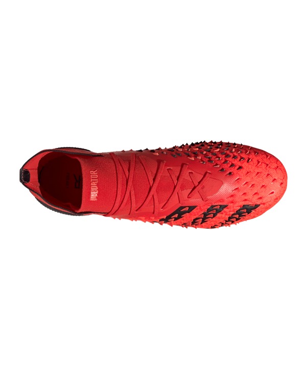 adidas Predator FREAK.1 FG Meteorite Rot Schwarz - rot